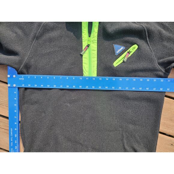 Vintage HIND Performance Wear Fleece Jacket 90s Half Zip Pullover Mens XL - Picture 4 of 7